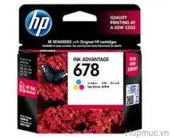 Tep Muc In Hp 678 Den Black Chinh Hang Cz107aa Dung Cho Hp Deskjet 1515 2515 Wm