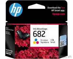 Tep Muc In Hp 682 Mau Color Chinh Hang 3ym76aa Dung Cho Hp Deskjet 2775 4175 Wm